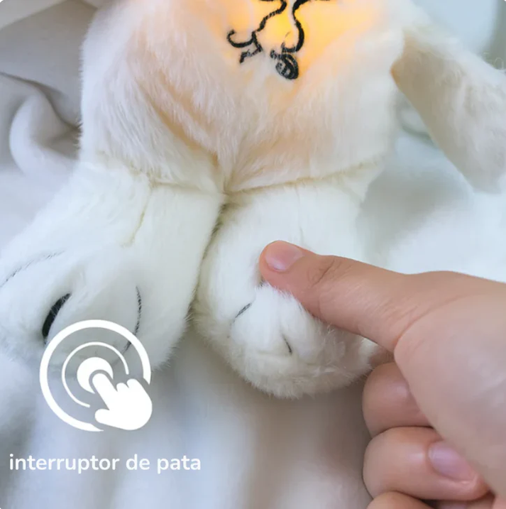 Peluche Snoopy que respira para dormir